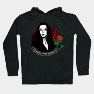 Goth Queens - Morticia Addams Hoodie